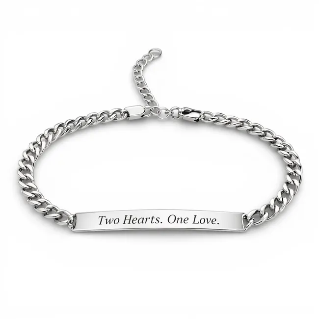 Серебряный браслет панцирный с пластиной 