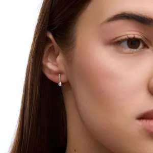 Срібні сережки англійська застібка Еліза   зображення 3