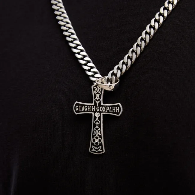 Срібний чоловічий набір Ніка  зображення 4