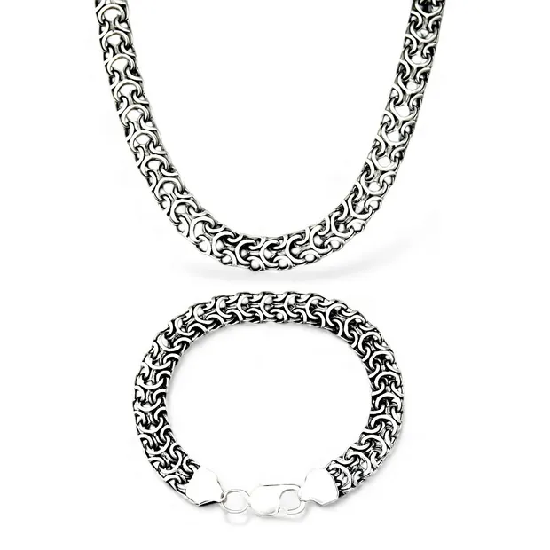 Срібний чоловічий набір Рамзес