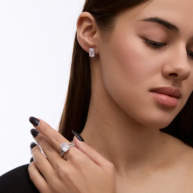 Срібний набір Грація  зображення 3