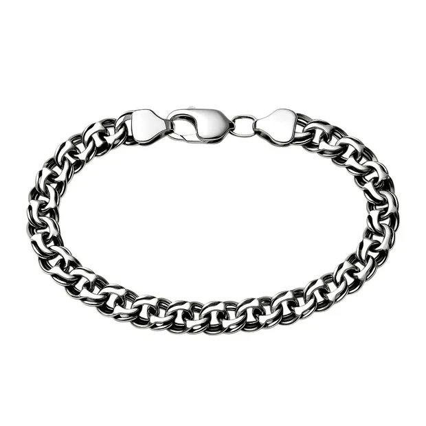 Срібний браслет Класичний Бісмарк 