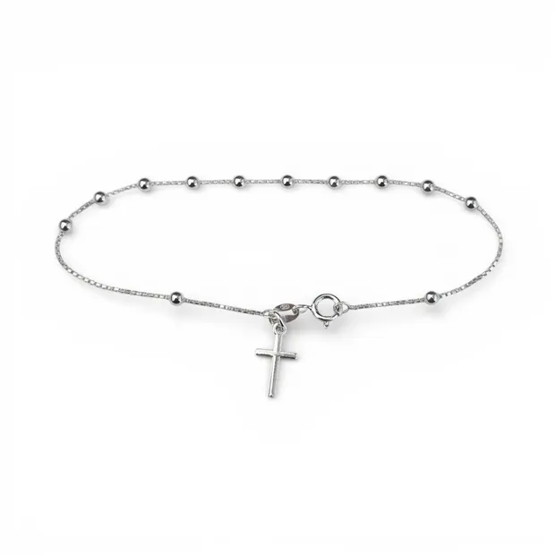 Срібний браслет Вервиця