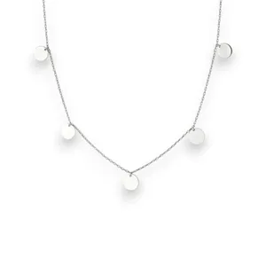 Срібне кольє Монетки  