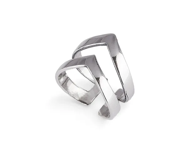 Silver Ring Two Tails