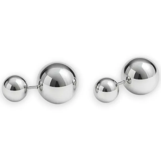 Срібні сережки Кульки  