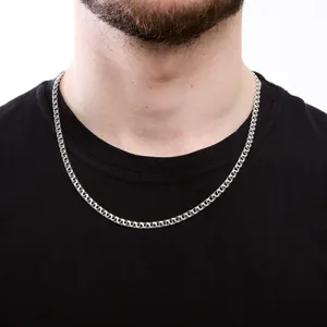 Срібний ланцюжок Плоский Бісмарк   зображення 2