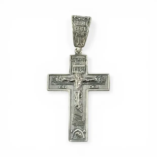 Срібний хрестик Благо 