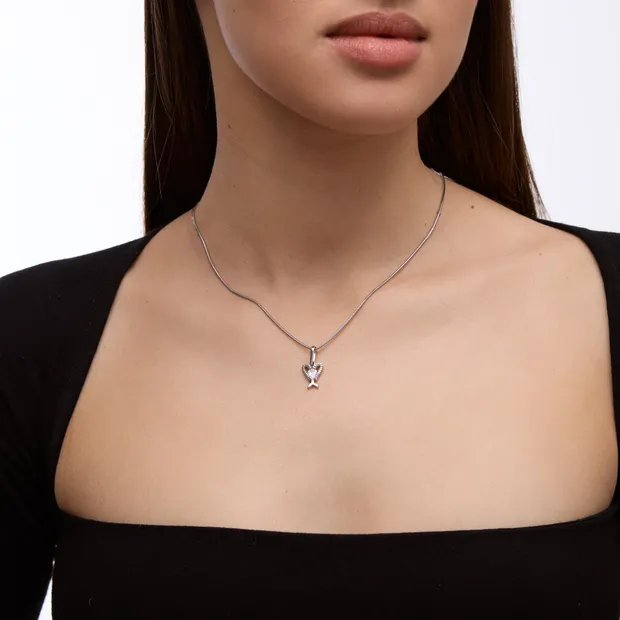 Серебряная подвеска Козерог