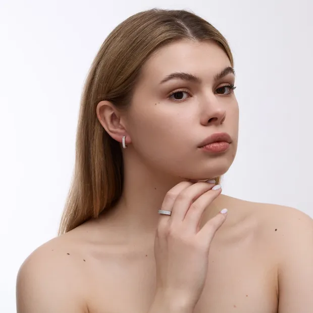 Срібний набір Мадонна