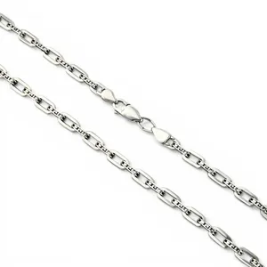 Срібний ланцюжок Якір з візерунком 