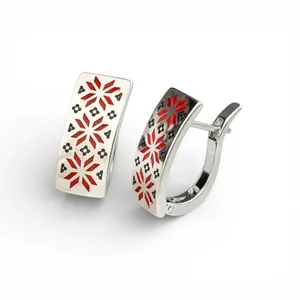 Срібні сережки Традиція  