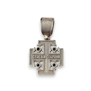 Срібний хрестик Єрусалимський  зображення 2