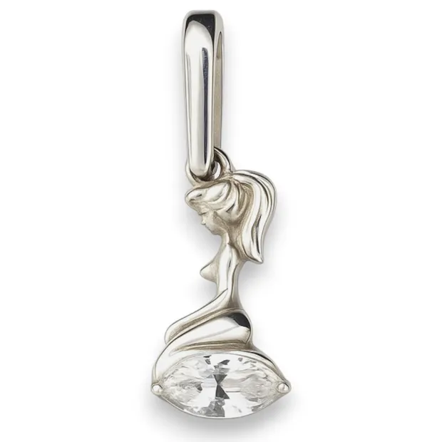 Срібна підвіска Діва