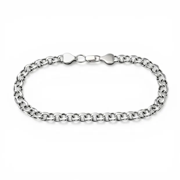 Срібний браслет Класичний Бісмарк 