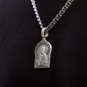 Серебряная подвеска Николай Чудотворец   зображення 5