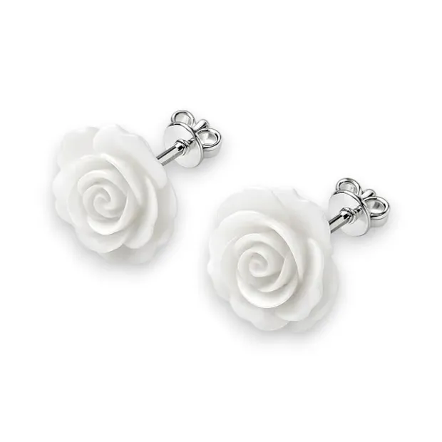 Silver stud earrings Kyoto