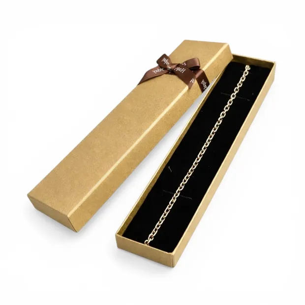 Срібний чоловічий ланцюжок Якір та Коробка під браслет "Happy everyday"