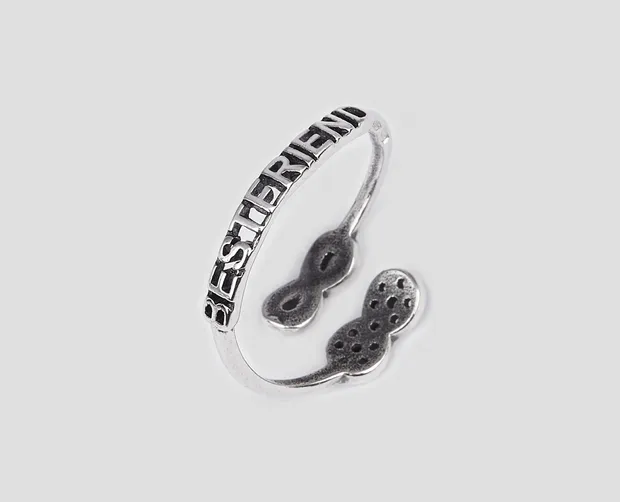 Серебряное кольцо Best Friend 11299