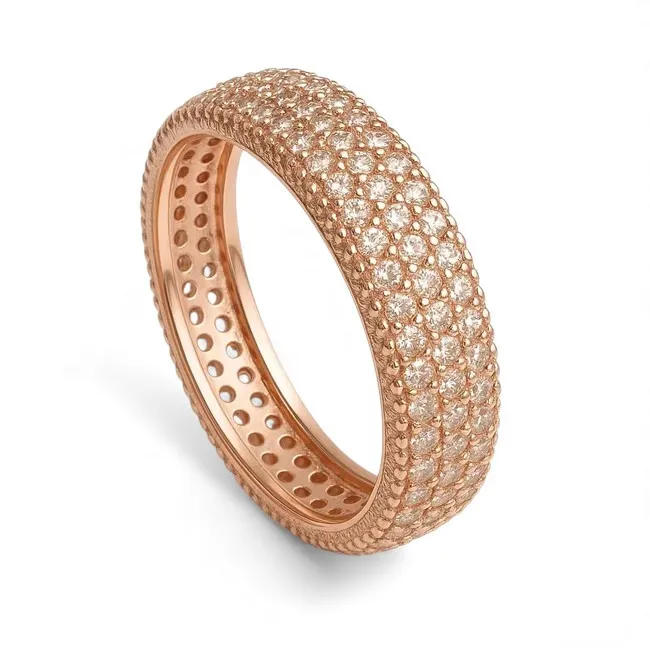 Срібна каблучка Кришталь   зображення 2