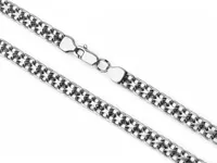 Срібний ланцюжок Подвійний Якір 