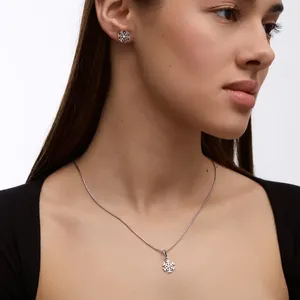 Silver Pendant Snowflake  зображення 2