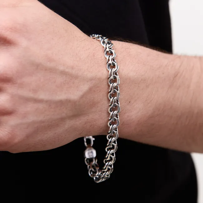 Срібний браслет Класичний Бісмарк   зображення 3