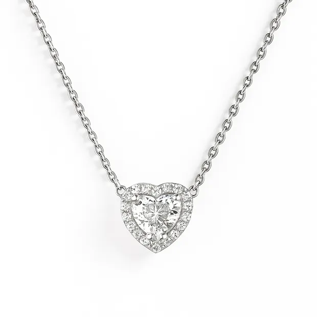 Срібне кольє Марсель Сердечко 