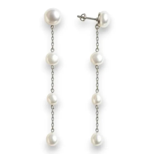 Срібні сережки  Роса 