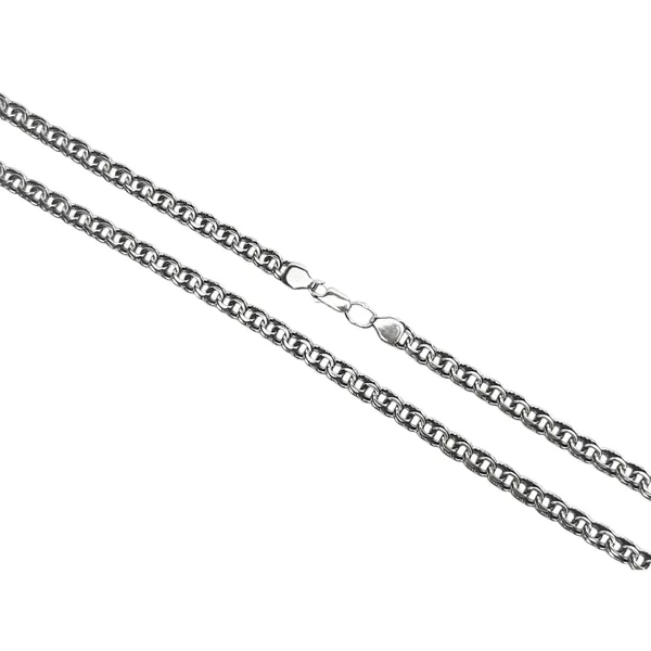 Срібний ланцюжок Плоский Бісмарк 