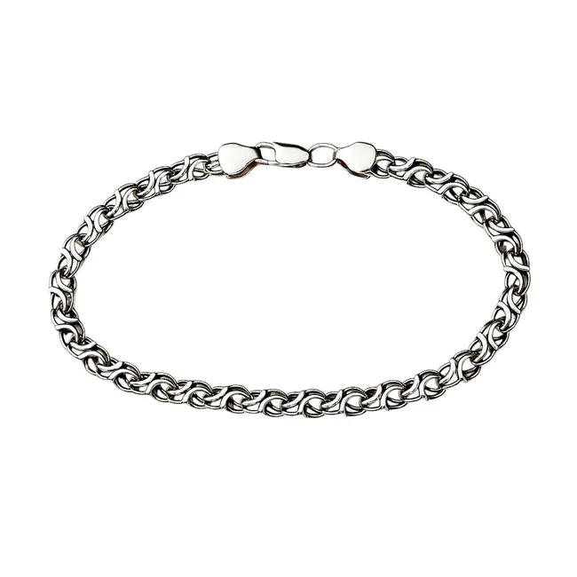 Срібний браслет Подвійний Струмок  