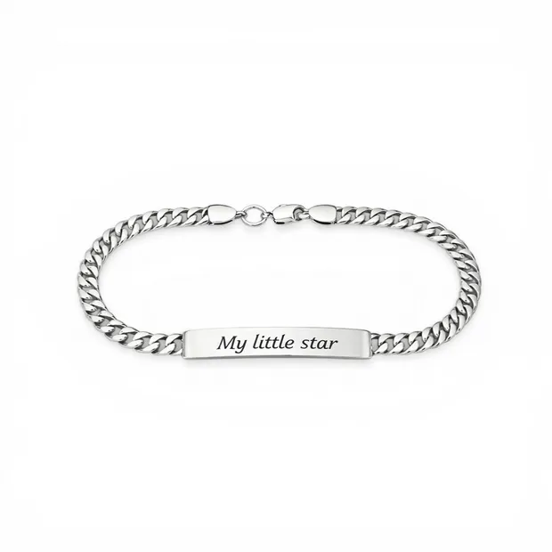 Серебряный браслет Панцирный с пластиной