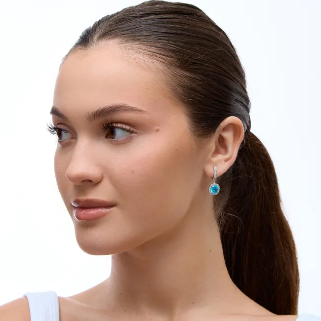 Срібні сережки Смарагд   зображення 7