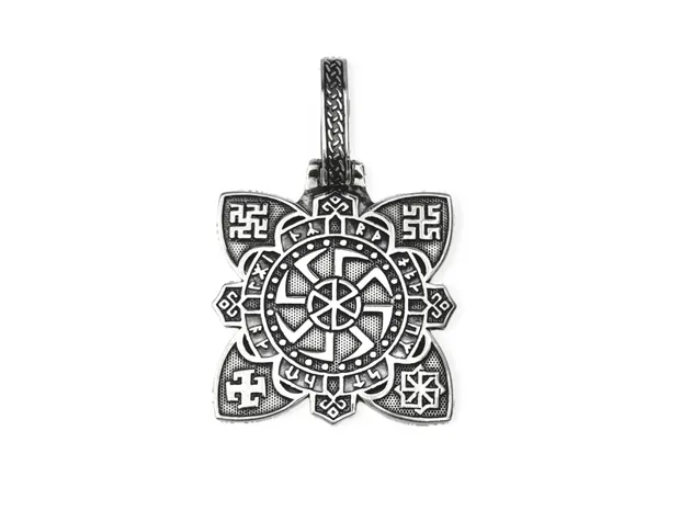 Серебряная подвеска Коловрат