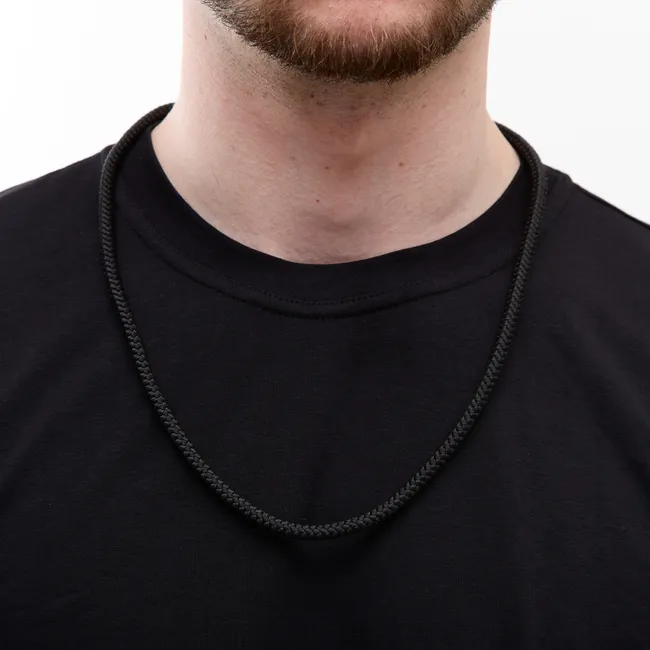 Срібний шнурок шовковий зі вставками Щит  зображення 3