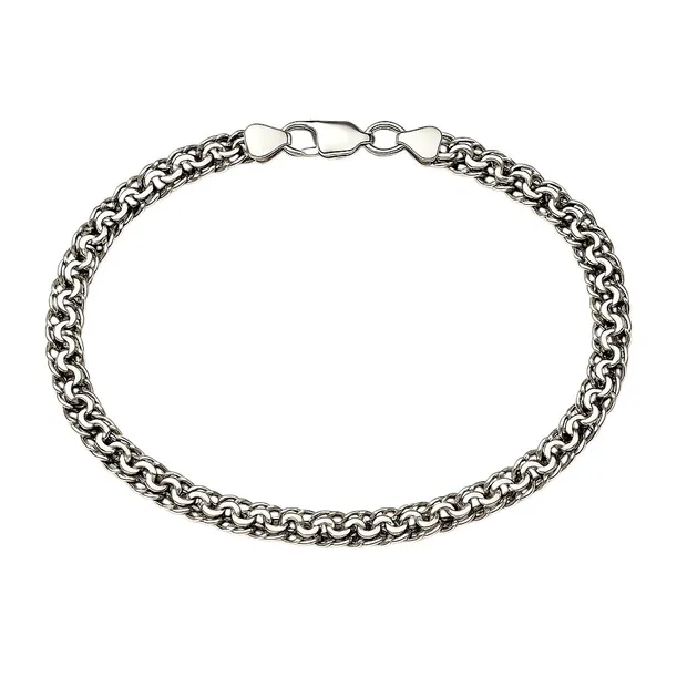 Срібний браслет Грецький Бісмарк 