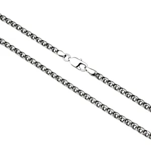 Срібний ланцюжок Плоский Бісмарк