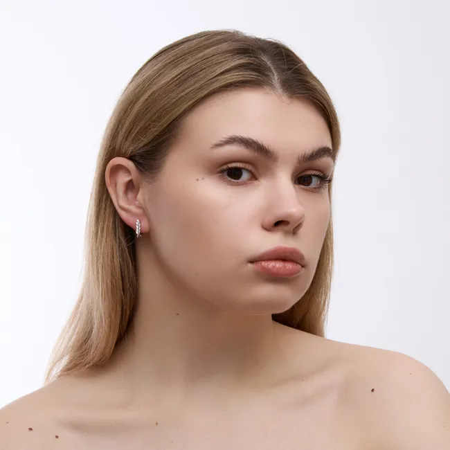 Серебряные Серьги Колосок  зображення 2