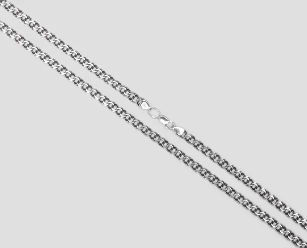 Срібний ланцюжок Класичний Бісмарк ц.6002/37