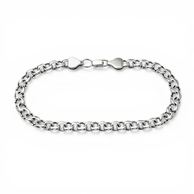 Срібний браслет Класичний Бісмарк  