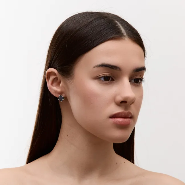 Срібні сережки Конюшина   зображення 9