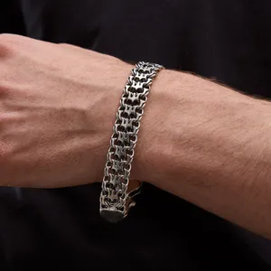 Срібний браслет Тризуб   зображення 3