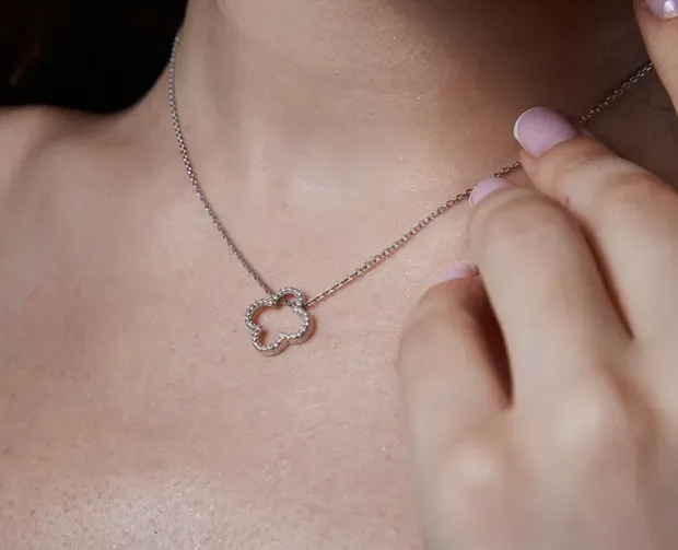 Case with illumination and Qualise necklace