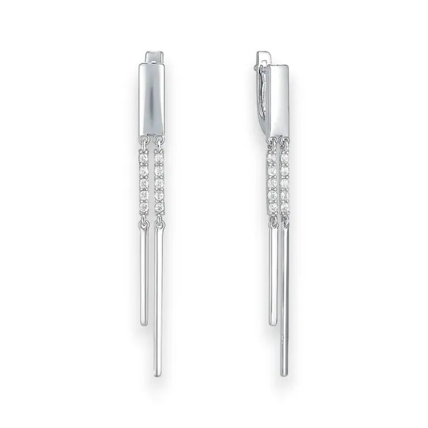 Срібні сережки Івона 