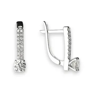 Срібні сережки Верона  