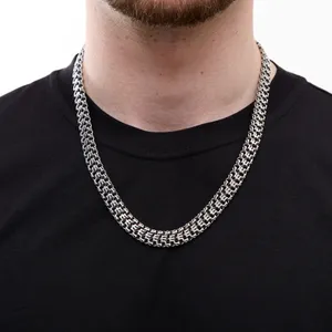 Срібний ланцюжок Тризуб з коробкою  зображення 2