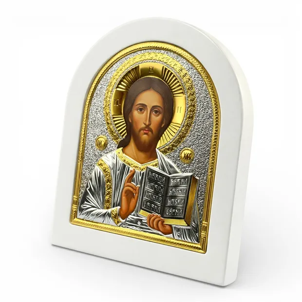 Срібна ікона Спаситель 