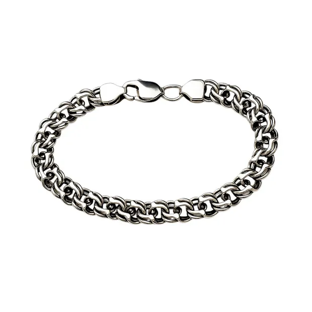 Срібний браслет Класичний Бісмарк 