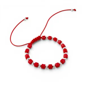 Срібний браслет з камінцями Енергія Життя   