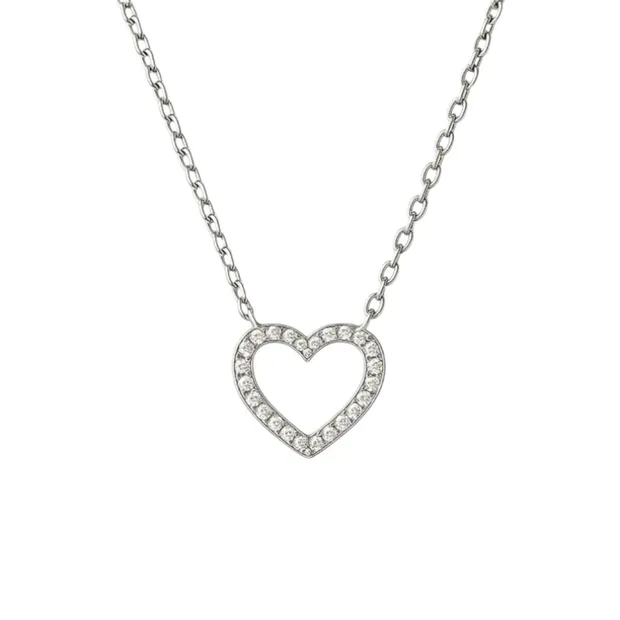 Срібне кольє Сердечко 
